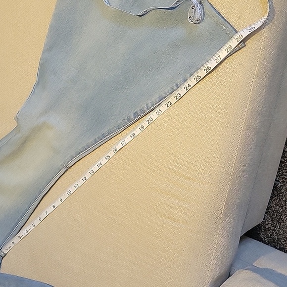 Free People Float on Flare Jeans Light Wash 26 Boho Western Rodeo High Waist - Picture 10 of 16